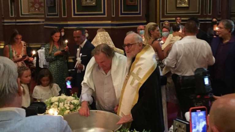 Ο διάσημος Γάλλος ηθοποιός Ζεράρ Ντεπαρντιέ βαπτίστηκε ορθόδοξος