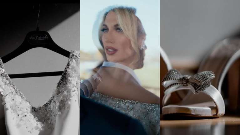 Κωνσταντίνα Σπυροπούλου: Οι φωτογραφίες του γάμου - Το εντυπωσιακό bridal look made by Σήλια Κριθαριώτη