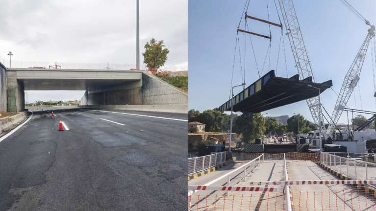 Σε κυκλοφορία τα οδικά έργα αποκατάστασης στην περιοχή του Ισθμού από τον Όμιλο AKTOR