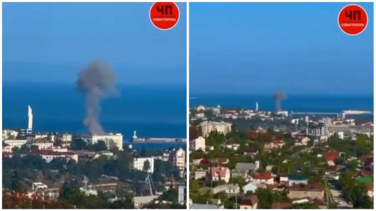 Κριμαία: Επίθεση με drone στο κτίριο του γενικού επιτελείου του ρωσικού στόλου Μαύρης Θάλασσας [βίντεο]