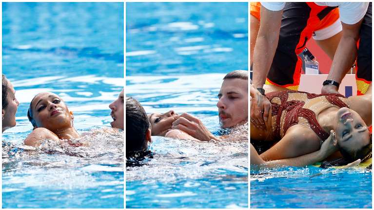 Σοκ στην πισίνα του Παγκόσμιου Πρωταθλήματος κολύμβησης - Αμερικανίδα αθλήτρια λιποθύμησε και την έσωσαν μέσα από το νερό