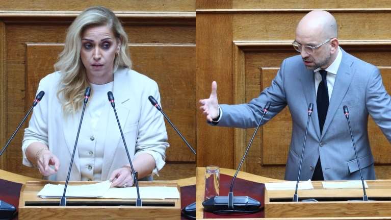 Καβγάς Χρηστίδου – Μπάρκα στη Βουλή: Αν ξαναγελάσεις την ώρα που μιλάω, θα σου σπάσω τα μούτρα