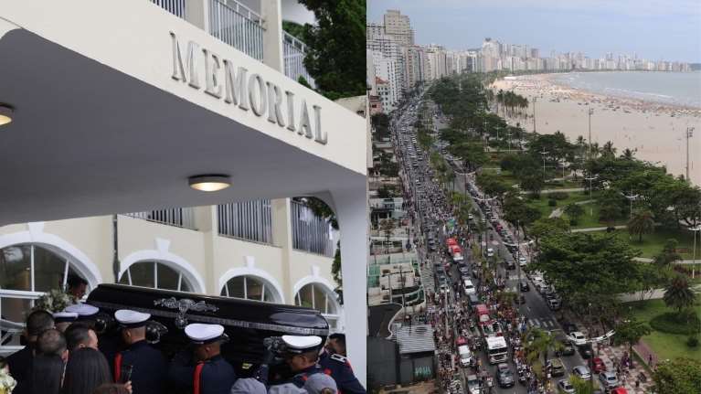 Πελέ: Στην τελευταία του κατοικία ο &quot;βασιλιάς&quot; με θέα το γήπεδο της Σάντος- Στάση της πομπής στο σπίτι της μητέρας του