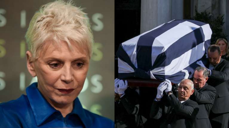 Καυστική η Ακρίτα για τη σημαία στο φέρετρο του τέως βασιλιά: Αυτή έχει καταργηθεί εδώ και 44 χρόνια, πείτε το στα παιδιά του