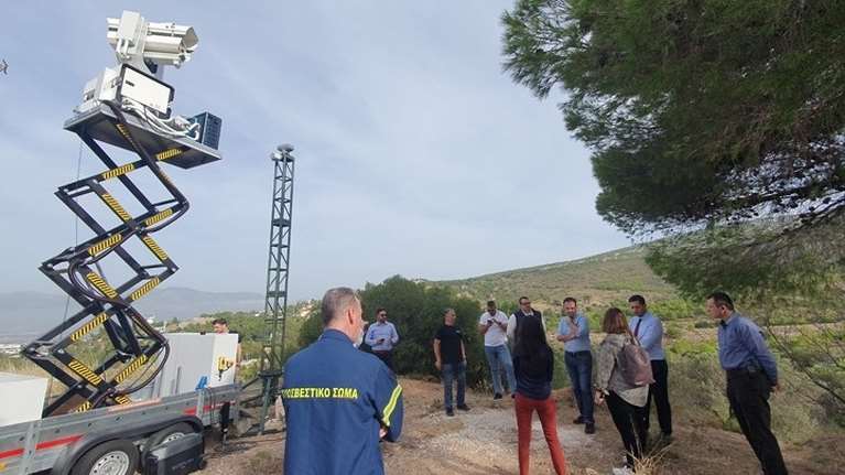 Η τεχνολογία κατά των πυρκαγιών: Σε δύο λεπτά εντοπίστηκε αυτόματα καπνός στην Πεντέλη σε ακτίνα 2,5 χλμ