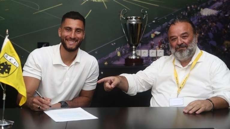 ΑΕΚ : Επίσημα παίχτης της Ένωσης ο Θωμάς Στρακόσια μέχρι το 2029