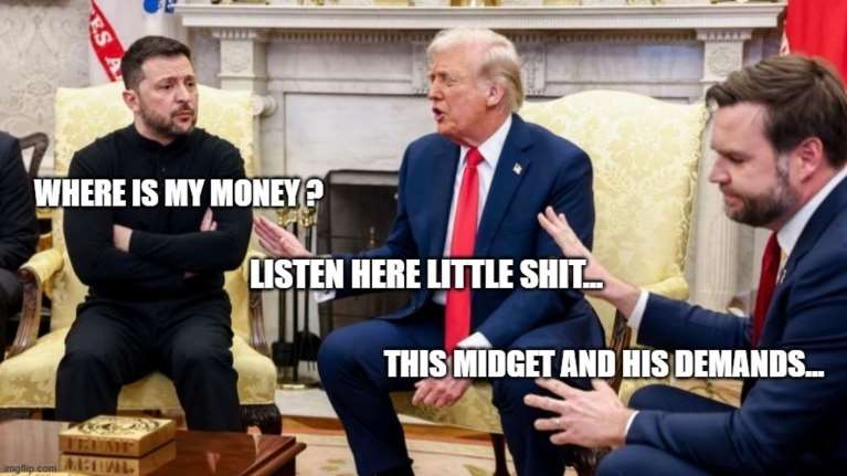 Χυδαία επίθεση του γιου του Τραμπ στον Ζελένσκι: Τον αποκαλεί &quot;σκ@τ@&quot; και &quot;νάνο με απαιτήσεις&quot;