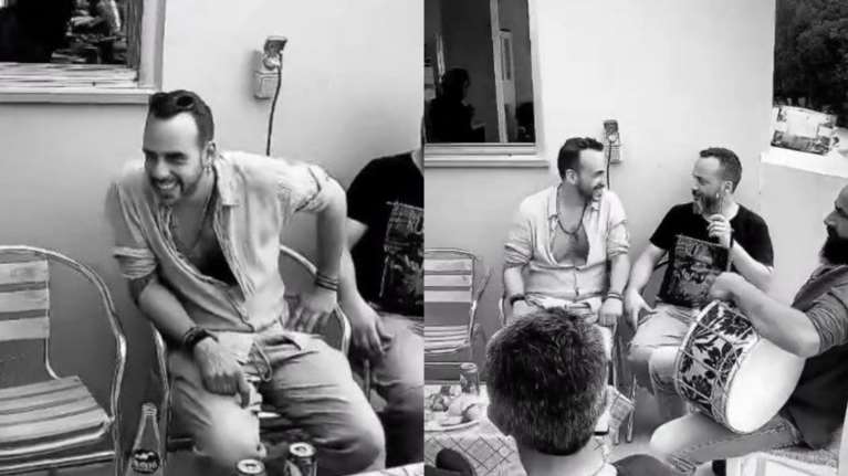 Πάνος Μουζουράκης: Το pre wending party στην Αίγινα - Ξεφαντώνει λίγες ώρες πριν τον γάμο με τη Μαριλού Κόζαρη [Βίντεο]