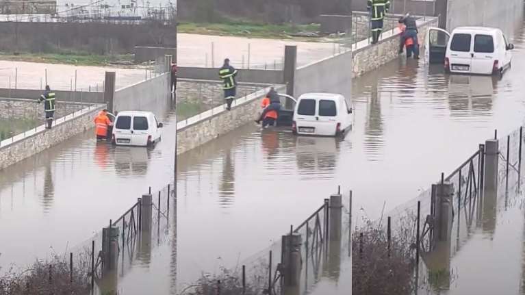 Ηγουμενίτσα: Απεγκλωβισμός οδηγού on camera- Τον πήρε στην πλάτη του ο πυροσβέστης [βίντεο]
