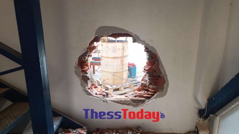 Ριφιφί στον δήμο Δέλτα: Γκρέμισαν τοίχο αποθήκης - Διάρρηξη για δεύτερη φορά [βίντεο]