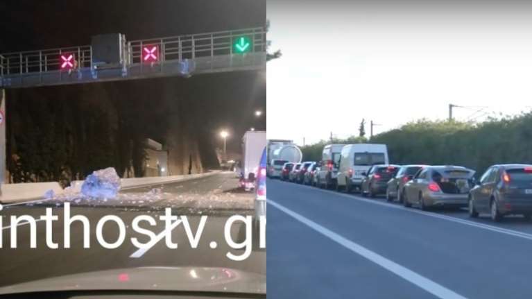 Κατολίσθηση στην Κακιά Σκάλα: Δόθηκε στην κυκλοφορία η Λ.Ε.Α. και η δεξιά λωρίδα Αθηνών – Κορίνθου, στην Κινέττα [Βίντεο]