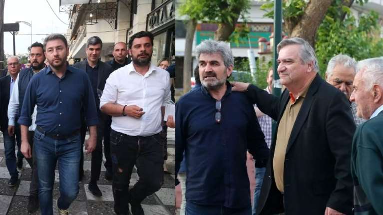 Εκλογές 2023 - ΠΑΣΟΚ: Ανδρουλάκης και Καστανίδης δεν αντάλλαξαν ούτε ματιά στη Θεσσαλονίκη (Βίντεο)