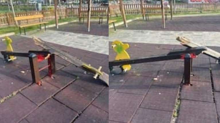 Σοκ στην Καβάλα: Έσπασε τραμπάλα σε παιδική χαρά και τραυματίστηκε 6χρονο κοριτσάκι