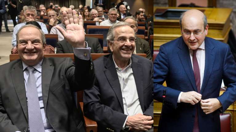 Πρόταση δυσπιστίας: Γιατί έλειπαν από τη Βουλή Καραμανλής, Σαμαράς και Χατζηδάκης