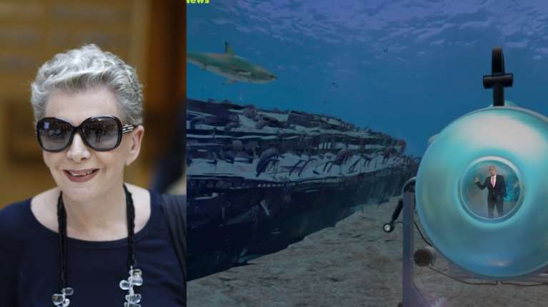 Η Έλενα Ακρίτα τρολάρει τον Νίκο Ευαγγελάτο: Εγκλωβίστηκε στο υποβρύχιο - Κουράγιο, Νίκο, ερχόμαστε