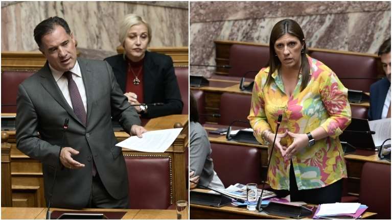 "Σύγκρουση" Γεωργιάδη - Κωνσταντοπούλου στη Βουλή για τους συμβασιούχους του ΕΦΚΑ