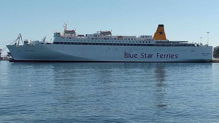 Ηράκλειο: Απαγορεύτηκε ο απόπλους του Blue Galaxy λόγω βλάβης στον καταπέλτη