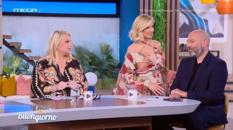 Γιώργος Λάγιος: Η απίστευτη αντίδρασή του όταν η Φαίη Σκορδά πήγε να του ευχηθεί για τη γιορτή του  [βίντεο]