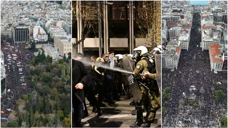 Τέμπη: Μεγαλειώδη συλλαλητήρια από τη Μελβούρνη έως τη Νέα Υόρκη - Οργή για τα επεισόδια στο Σύνταγμα [εικόνες-βίντεο]