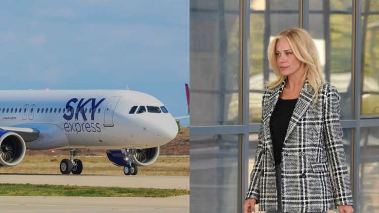 Ζέτα Μακρυπούλια: &quot;Κράξιμο&quot; στο Twitter - &quot;Έκανε την καλύτερη διαφήμιση στη Sky Express&quot;