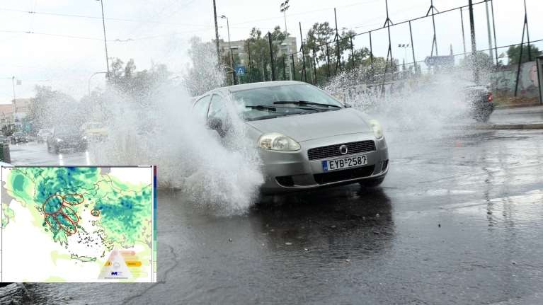 Καταφθάνει αγριεμένη η κακοκαιρία που θα χτυπήσει και την Αττική - Καταιγίδες και κεραυνοί από τις επόμενες ώρες [Χάρτης]