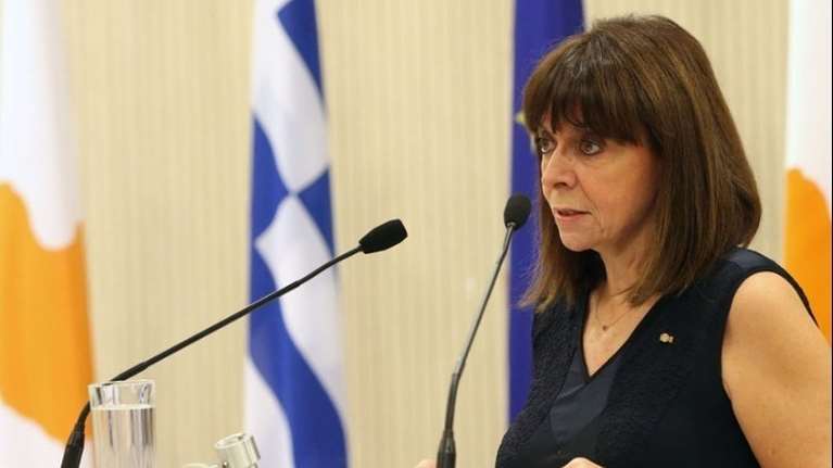 Ηχηρή παρέμβαση Σακελλαροπούλου από την Κύπρο για τους αγνοούμενους