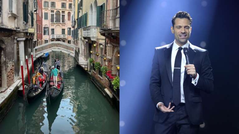 Κωνσταντίνος Αργυρός: Ταξίδι στη Βενετία για τον ερωτευμένο τραγουδιστή [Εικόνες - Βίντεο]