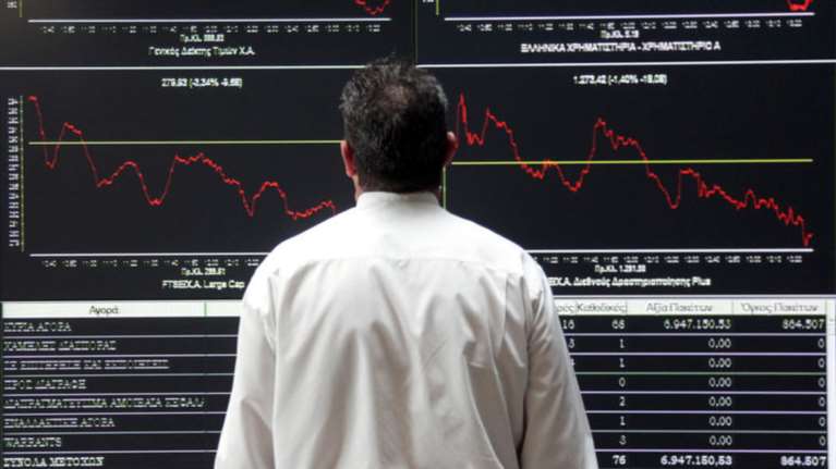 Μεγάλη κατρακύλα στο Χρηματιστήριο Αθηνών... λόγω ΗΠΑ