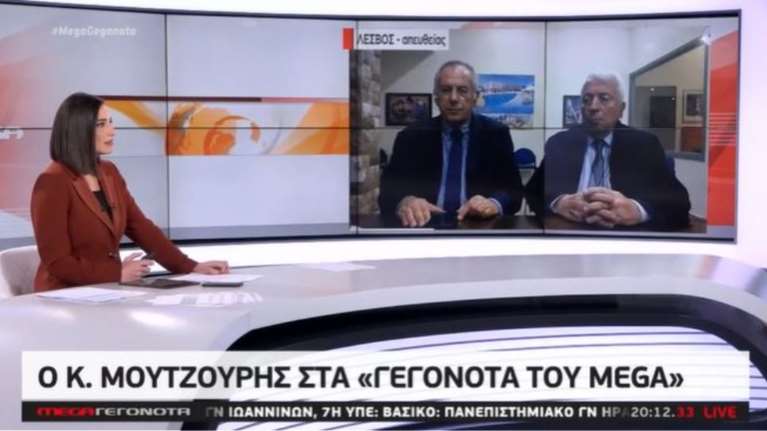 Επεισοδιακή εμφάνιση Μουτζούρη στο Mega - Αποχώρησε από το δελτίο ειδήσεων [βίντεο]