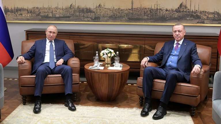 Τηλεφωνική επικοινωνία Πούτιν-Ερντογάν: Συζήτησαν για Συρία και Λιβύη