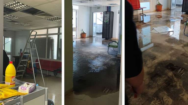 Διαρροή καυτού νερού στον &quot;Ευαγγελισμό&quot;: Από τον 9ο όροφο έφτασε μέχρι τον 3ο μπροστά από τις ΜΕΘ