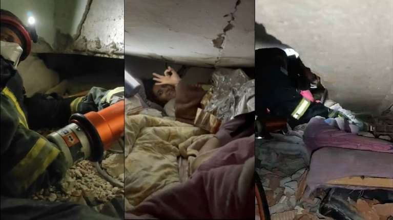 Σεισμός στην Τουρκία: &quot;Αμπίρ ερχόμαστε, μη φοβάσαι&quot; - Συγκλονιστικά βίντεο με τους ήρωες της ΕΜΑΚ μέσα στα χαλάσματα