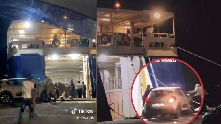 Άνδρος: &quot;Ένιωσα ότι θα πέσω στη θάλασσα&quot;- Τι λέει η 26χρονη οδηγός που βρέθηκε στον &quot;αέρα&quot; το αυτοκίνητό της