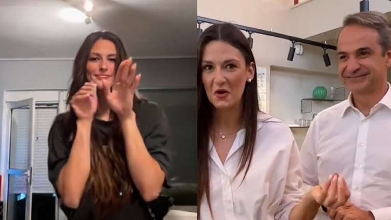 Η Αντζελα που άνοιξε καφέ και το επισκέφθηκε ο Μητσοτάκης, απαντάει σε όσους της επιτέθηκαν: &quot;Get your shit and go&quot; [βίντεο]