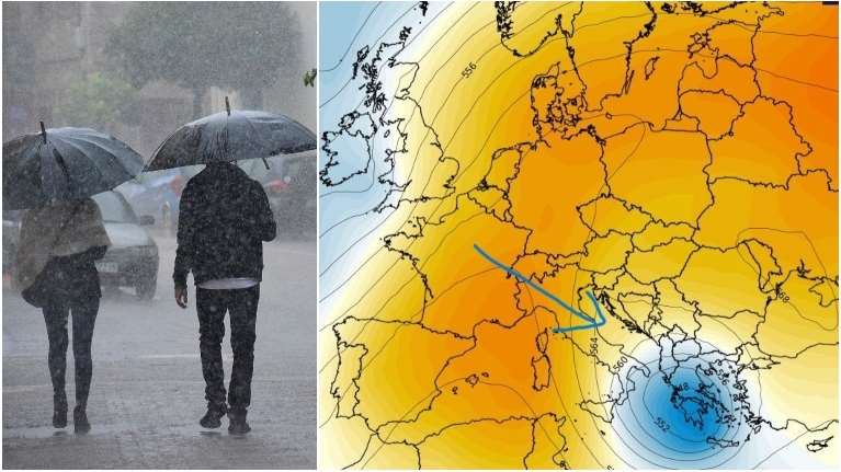 Όλα δείχνουν ότι έρχεται ψυχρή λίμνη το Σ/Κ: Θα φέρει καταιγίδες, ισχυρούς ανέμους και βουτιά της θερμοκρασίας