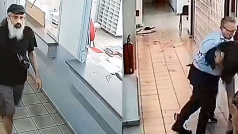 ΔΟΥ Κοζάνης: Αμετανόητος ο δράστης με το τσεκούρι - &quot;Είχα μεγάλο θυμό, πόλεμο θέλατε, πόλεμο θα έχετε&quot;