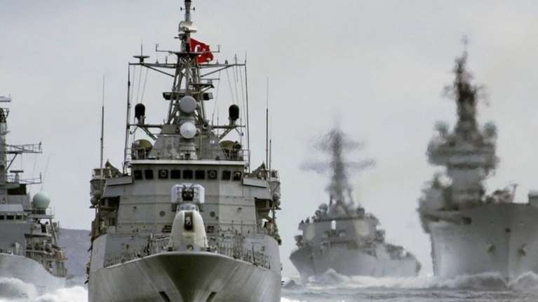 Σκηνικό έντασης στήνει η Άγκυρα: Τουρκικά πολεμικά πλοία αναπτύσσονται στο Καστελόριζο