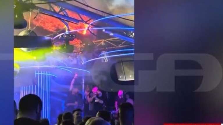Βόρεια Μακεδονία: Βίντεο ντοκουμέντο - Η στιγμή που η οροφή του κλαμπ παίρνει φωτιά - &quot;Βγείτε όλοι έξω!&quot;