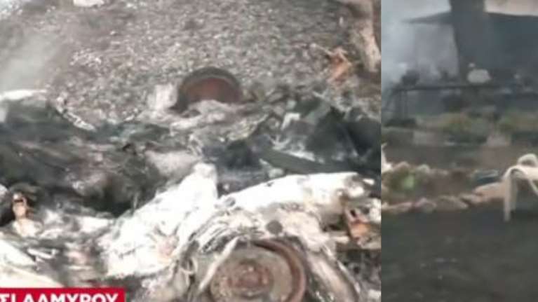 Τραγωδία στη Μαγνησία: Λίγα μέτρα από τη θάλασσα απανθρακώθηκε η 65χρονη - &quot;Μάλλον η γυναίκα μου κάηκε&quot; [Βίντεο]