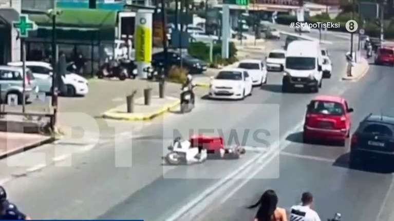 Κέρκυρα: Βίντεο ντοκουμέντο - Ιταλός τουρίστας παρασύρει και εγκαταλείπει διανομέα - Συνελήφθη πριν μπει στο πλοίο