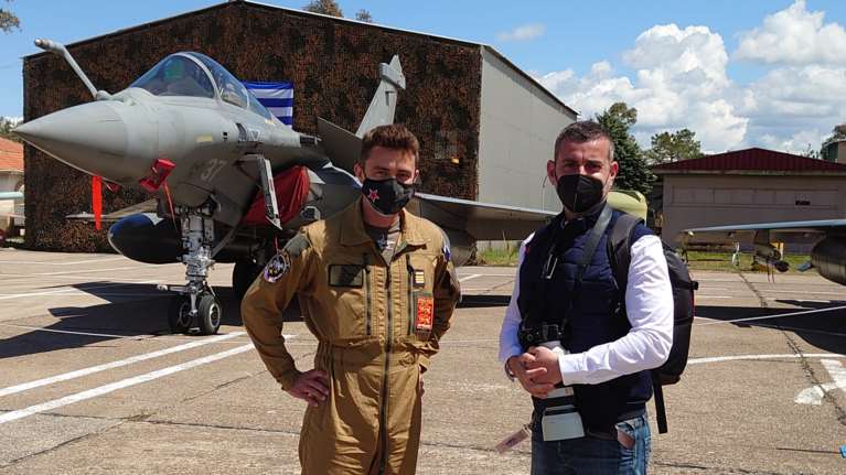 "Ηνίοχος 21" - Το μήνυμα Γάλλου πιλότου: Η Ελλάδα είναι μια εκπληκτική χώρα - Χαρούμενοι για τους Έλληνες πιλότους Rafale