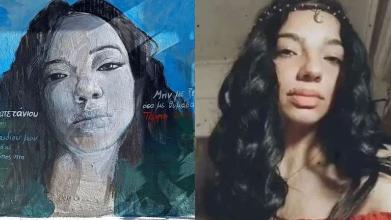 Τέμπη: &quot;Μου ξεπαγώνεις λίγο την ψυχή&quot;- Λύγισε ο πατέρας της Δήμητρας Καπετάνιου με την τοιχογραφία της απέναντι από το σπίτι του