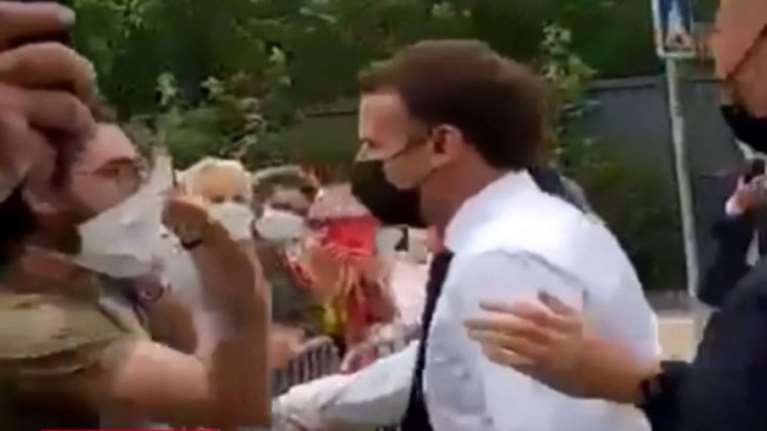 Χαστούκι στον Μακρόν: Τι σημαίνει η μεσαιωνική ιαχή της ακροδεξιάς &quot;Κάτω η Μακρονία&quot;  που φώναζε ο άνδρας