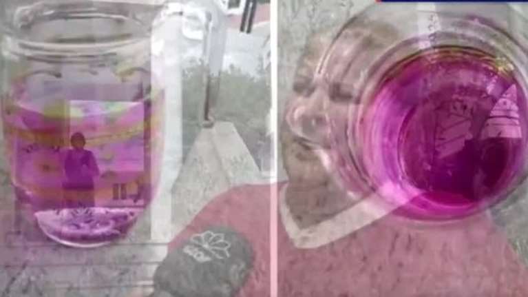 Γραμματικό: Οι βρύσες βγάζουν… ροζ νερό- Σε απόγνωση οι κάτοικοι