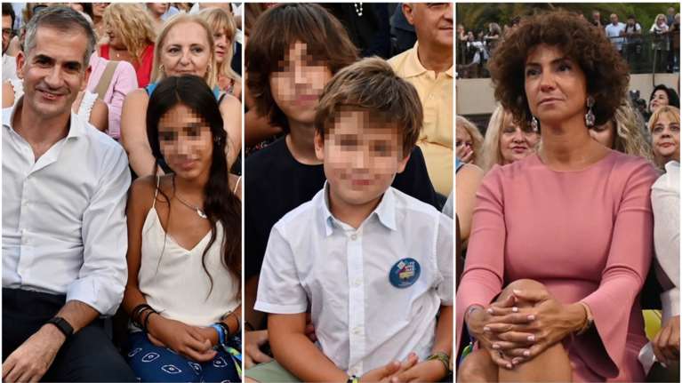 Κώστας Μπακογιάννης: Η μελαχρινή κόρη του, ο μικρός Δήμος με την κονκάρδα στο πέτο και η διαφορετική Αλεξία Μπακογιάννη