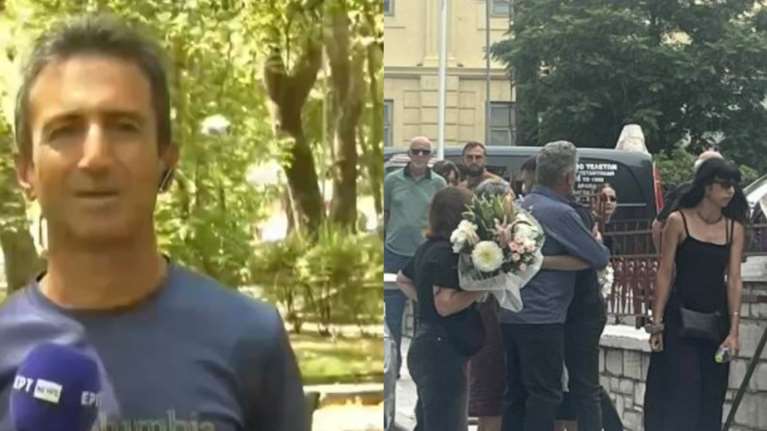 Δράμα: Βαρύ πένθος στην κηδεία του 60χρονου ορειβάτη - Τραγικές φιγούρες η σύζυγος και τα τρία παιδιά του [βίντεο - εικόνες]