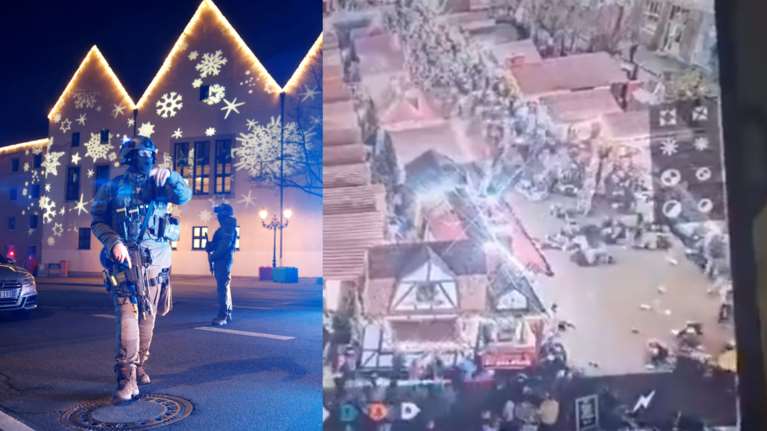 Γερμανία: Βίντεο - Η στιγμή που το αυτοκίνητο πέφτει πάνω στο πλήθος στη χριστουγεννιάτικη αγορά - Προσοχή, σκληρές εικόνες