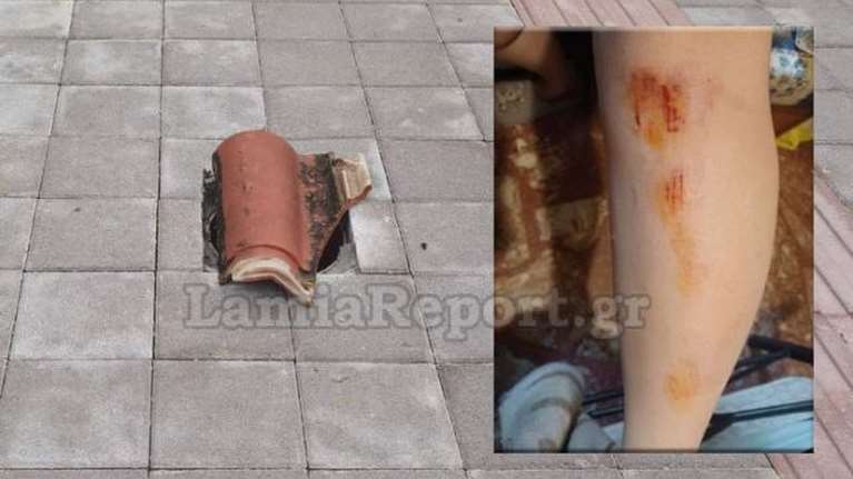 Λαμία: Μαθήτρια έπεσε σε τρύπα σε πολυσύχναστο πεζοδρόμιο - Την κάλυψαν με... σπασμένο κεραμίδι