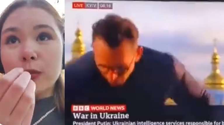 Κίεβο: Συγκλονιστικά βίντεο από τη στιγμή των εκρήξεων - Η κοπέλα που τραβούσε βίντεο και ο δημοσιογράφος του BBC