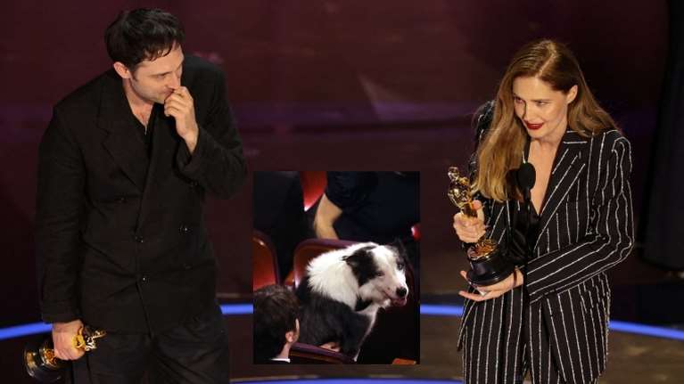 H &quot;Ανατομία μιας πτώσης&quot; με τον τετράποδο Μέσι πήρε Όσκαρ σεναρίου - Γιατί ο Μακρόν σνομπάρει την ταινία